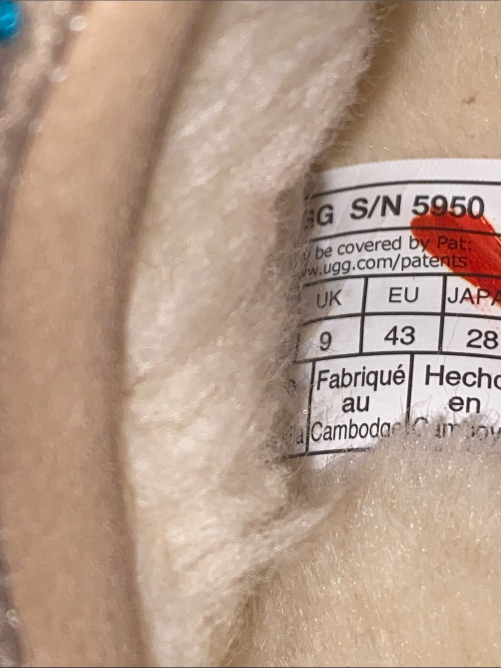 UGG TASMAN - Picture 6 of 6
